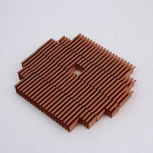 Copper Folded Fin Heat Sink